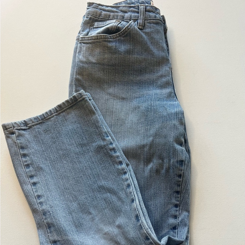 EUC Faded Glory Classic Blue Denim Jeans Size 6 Petite/27" Inseam (A2)
